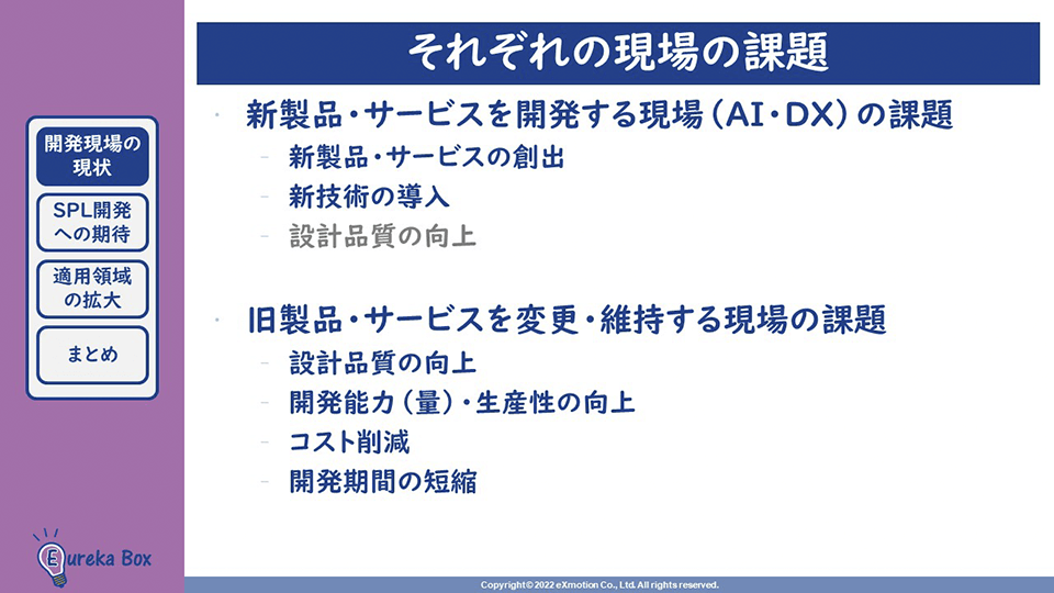 「設計品質の向上」「開発能力・生産性の向上」「コスト削減」「開発期間の短縮」