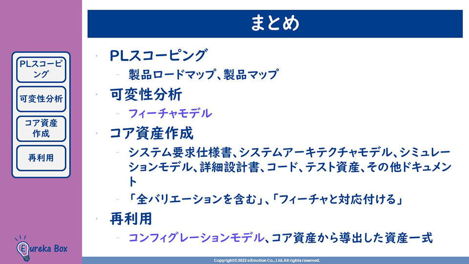 SPL開発オンライン学習 まとめ