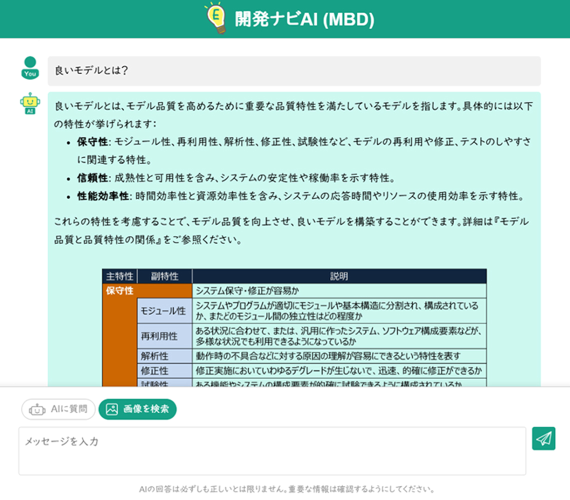 開発のアドバイスをAIが回答